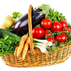 Les jardins du lac Bordure Panier de légumes